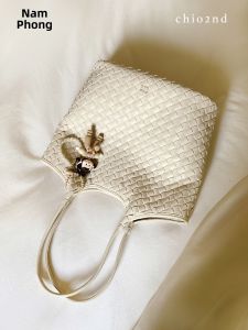 Chio’2nd | Tote Weaving Bag Hand Shoulder Carry