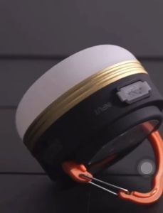 โคมไฟเต็นท์ LED ไฟเต็นท์ โคมไฟพกพา ไฟแคมป์ปิ้ง ไฟซาลาเปา แบบชาร์จ 1800 mAh สีวอร์มไวท์ สามารถปรับได้3 โหมด