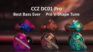 Tai Nghe Có Dây CCZ DC01 Pro 2Pin 20Hz-20KHz 110db IEM Dành Cho Ca Sĩ Nhạc Sĩ Chơi Game - Tai Nghe Nhét Tai Có Dây Kim Loại Trình Điều Khiển Động