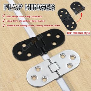 Zinc Alloy Flap Hinge Folding Table Hinge Sewing Machine Table Folding Flip Top Hinges