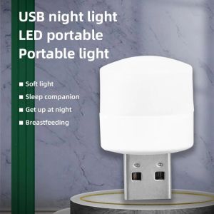 K.1pcs Mini USB Night Light Eye Protection Reading Light Mobile Power Light LED Computer Lamp 1W Bedroom corridor Living room night light