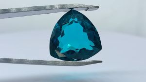 Natural Madagascar Blue Color Grandierite 13.70 Cts.Eye Clean Loose Gemstone