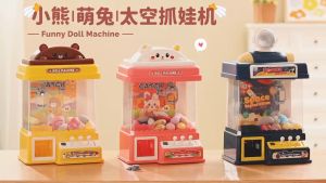New Claw Machine Toys Doll Machine Grab Claw Game Machine Funny Toy Doll Catcher Boys girls Birthday Gift