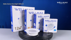 WELLMAX Downlight Adopt SAMSUNG LED Chip Recessed Ceiling Light 3W-12W 100-240V Stella GEN 2.0