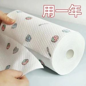 Lazy Persons Dual Use Wet And Dry Washable Non-Stick Oil Kitchen Cleaning Towel Dishcloth Reusable Household Cleaning Tools