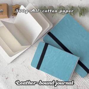 SeamiArt | Sổ Vẽ Màu Nước POTENTATE Blue Giấy Cotton 100% 300gsm Ép Lạnh Sổ Tay Vẽ Phác Thảo Dụng Cụ Vẽ Tranh