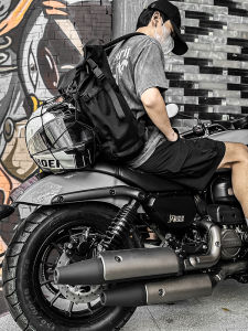 Trendy Cool Large Capacity Sports Travel Basketball Backpack Mens High School and College Student Schoolbag Motorcycle Cycling Helmet Backpack