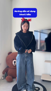 Áo khoác hoodie zip nam nữ nỉ 2 lớp boxy Local Brand Chính Hãng City Cycle Áo Khoác Hoodie zip On My Way