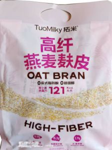 Tomi High Fiber Oats Bran 384g Instant Breakfast Dinner Ready to Drink Grain Whole Food Low Cholesterol Sugar Free