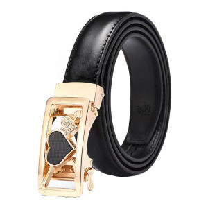 Fashion Womens Belt Versatile Automatic Buckle Belt High Quality PU Leather Youth Trend Casual Strap for Women