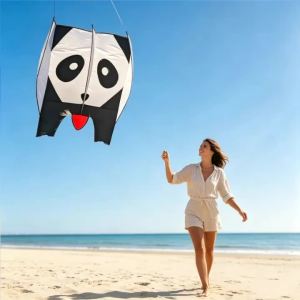 Giant Panda Kite flying pilot kites professional drachen cerf volant Kite surf adults kites wind kites factory pipa linha koi