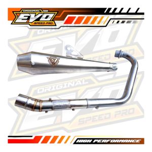 Knalpot Japstyle W175 W175 SE Custom CAFERACE STAINLESS FULLSYSTEM