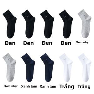 MiiOW | Tất thể thao nam mùa hè mỏng thấm mồ hôi bằng cotton lưới thoáng khí chống mùi kháng khuẩn 3A Tất cao đến giữa bắp chân