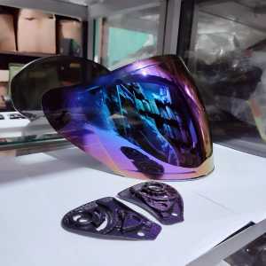 kaca helm KYT DJ maru /KYT galaxy/ink Centro Silver/plangi/ hitam/ putih merk INKO