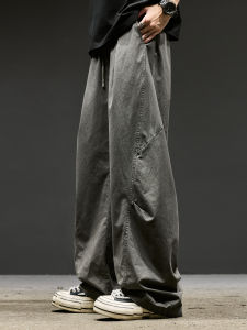 SZON | Summer Light Pure Cotton Loose Drape Mens Trousers
