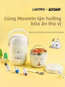 LUNTAYO | Hộp Cơm Bằng Thép Không Gỉ Chống Nóng Siêu Dài