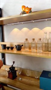 EBUYBEST Rechargeable Wireless Motion Sensor Night Light Brightness Adjustable 3-Color LED Cabinet Light Warerobe Kitchen Bedroom Showcase Decor Light