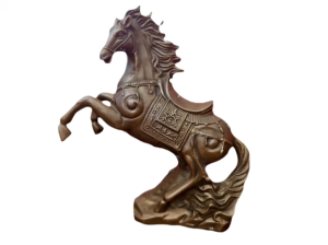 [Fortune Destiny] Feng Shui Copper Horse Brass Horse Decoration  17cm x 21cm (1pc)