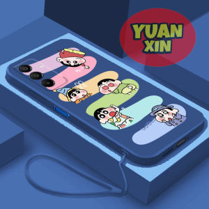 เคสโทรศัพท์ Samsung A15 การ์ตูนกรณีโทรศัพท์ ชินจังจอมแก่น ออกแบบ TPU กรณีกันกระแทก