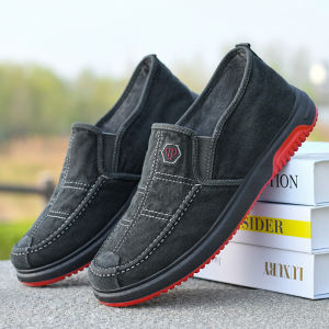 JIFANPAUL | Mens Breathable Canvas Casual Slip-On Shoes