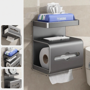 youqin | No-Drill Mountable Toilet Roll Holder