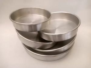 Loyang bulat Loyang cake Loyang bolu tinggi 4 cm diameter 16 18 20 22 24 press tanpa sambungan