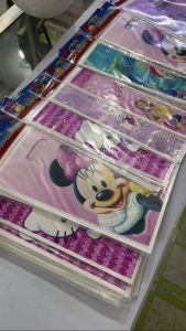 10pcs Plastic Loot Bags / Party Bags (Character Design for Girls 16.5x25cm)