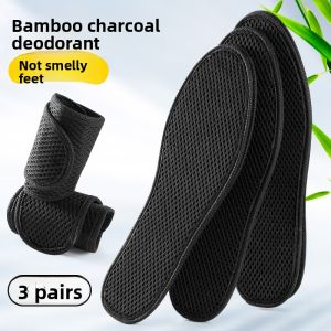 LINGMIAO | Summer Anti-Odor Bamboo Charcoal Insoles Breathable Deodorizing