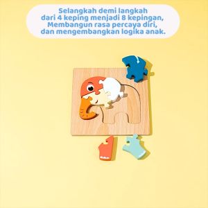 Puzzel 3D Snap: Mainan Puzzle Kayu yang Edukatif