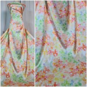 KAIN PASANG VIETNAM SILK BIDANG 60 KAIN ELA SUTERA VIETNAM PRINTED ITALIAN ROYAL SATIN SUTERA GUANGZHOU FABRIC TEXTILE BAJU KURUNG RAATOO