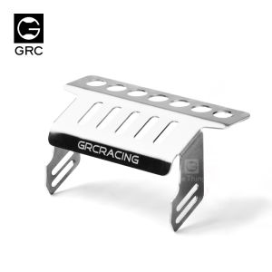Stainless Steel GRC TRX4 Underbody Front Bumper Guard Bottom Plate Off-Road Vehicle Upgrade Parts Universal for Boys And Girls