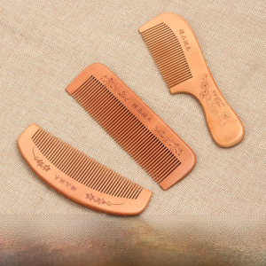 Cheap Mahogany Comb Anti-Static For Home Fine Teeth with Handle Wide Tooth Massage Comb Portable Portable Straight Comb