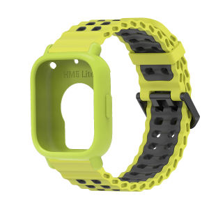 Dây Đeo Và Vỏ Bảo Vệ Bằng Silicon Cho Redmi Watch 5 Active/Lite Vòng Đeo Tay Hai Tông Màu Marine Band Ocean Bracelet Tương Thích Với Redmi