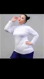 Inner Blouse Plus Size Jumbo XXL TO XXXL | Long Sleeve Inner Shirt| Manset Baju| Inner Top Hijab