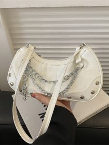 This Year Popular Bag Womens Bag 2024 Chain New Arrival Easiest for Match Womens Ins Messenger Bag Textured Shoulder Underarm Bag