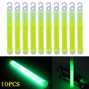 DOORSACCERY | 50 Cái/10 Cái Que Phát Sáng Huỳnh Quang 6 Inch Có Móc Dùng Cho Đi Bộ Đường Dài Cắm Trại Sự Kiện Khẩn Cấp Tiệc Tùng - Que Phát Sáng Không Thấm Nước Không Độc Hại