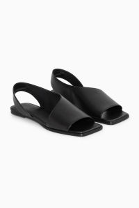Comfortable Black Flat Bottom Roman Sandals Fish Mouth Shoe French Vintage Style Summer New Arrival Fashionable Breathable Casual Slippers