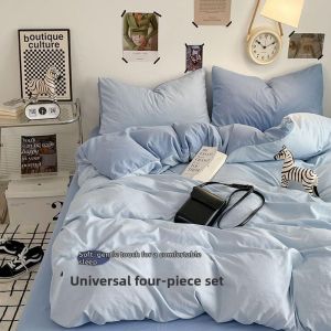 Pure Washed Cotton Bed Set