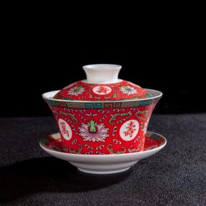 Antique Blue And White Porcelain Teaware Gaiwan