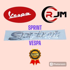 EMBLEM SPRINT VESPA EMBLEM 3D SPRINT VESPA EMBLEM BODY SPRINT VESPA STIKER 3D BODY SPRINT VESPA