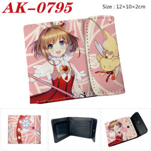 Cardcaptor Sakura Fold Wallet Cosplay Sakura Kinomoto Halloween Party Costumes Props Anime Wallets Women Pink Wallet Lady Purse