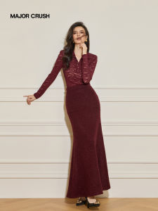 Vintage Style Body Shaping Lace Dress Set