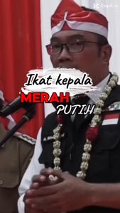 IKAT KEPALA MERAH PUTIH