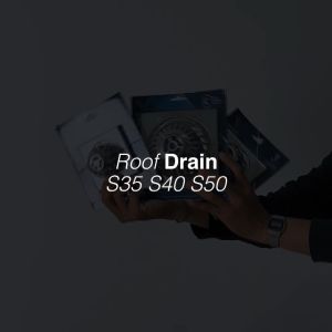 VONE Roof Drain Saringan Talang Air Brass Stainless RD S35 S40 S50
