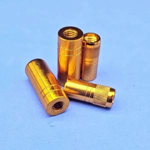 2Pcs Fishing Rod Net Head Adapter Joints Connector with 2 Styles 10mm/12mm Inside Diameter M8 Screw for Fishing Gear