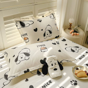 Pure Cotton Pillowcase One-Pair Package All Cotton Pillowcase 48 X74 Extra Large 50x80 Pillowcase Student Single 40x60