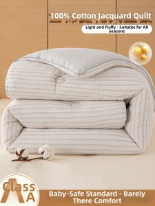 NAIYOUCHENG | Cotton Jacquard Soybean Filled Quilt