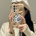 Plush Fur Cute Cat Claws Case For Samsung Galaxy A35 A05S A55 54 S24 23 Ultra S23 S24+  A14 A15 4G 5G Warm Cover Plush Case. 