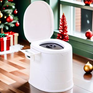 ZHIFUXIAOLUBAN | Ghế Toilet Di Động Thân Thiện Với Người Già Và Bà Bầu