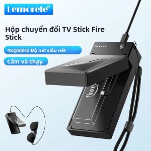 Bộ Chuyển Đổi Kính AR Lemorele 4K HDMI Sang Type-C Bộ Chuyển Đổi Sạc Có Pin TV Stick Tương Thích Với Phụ Kiện Xreal VR/AR/MR